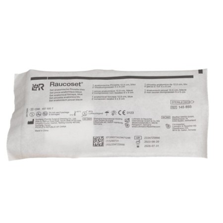 Raucoset anatomische Pinzette blau 1 Stück