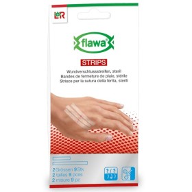Wundnahtstreifen FLAWA strips  2 grössen steril 1 Paket