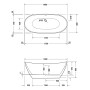 Duravit DuraVato Badewanne 180 x 80 cm