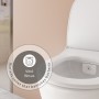 VitrA Aquacare Sento WC-Set mit Bidetfunktion, spülrandlos, inkl. Sitz