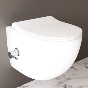 VitrA Aquacare Sento WC-Set mit Bidetfunktion und integrierter Thermostatarmatur, inkl. Sitz VitrA Aquacare Sento WC-Set mit Bidetfunktion und integrierter Thermostatarmatur, inkl. Sitz