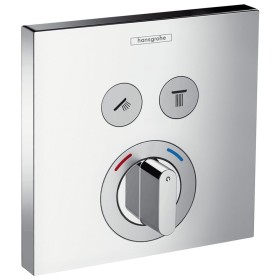 hansgrohe ShowerSelect Mischer Unterputz für 2 Verbraucher hansgrohe ShowerSelect Mischer Unterputz für 2 Verbraucher