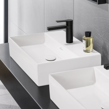 Villeroy & Boch Memento 2.0 Aufsatzwaschtisch 50 cm mit Hahnloch, ohne Überlauf