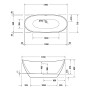 Duravit DuraVato Badewanne 170 x 71 cm