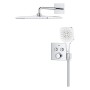 GROHE Precision SmartControl Duschsystem, Thermostat, UP, mit Vitalio Rain Mono 310, eckig
