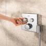 GROHE Precision SmartControl Duschsystem, Thermostat, UP, mit Vitalio Rain Mono 310, eckig