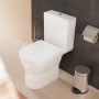 hansgrohe EluPura Original S Stand-WC für aufgesetzten Spülkasten 640 mit horizontalem Abgang AquaChannel Flush, HygieneEffect