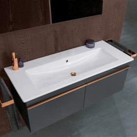 Villeroy & Boch Venticello Schrankwaschtisch 120 x 50 cm, ohne Hahnloch, mit Überlauf