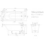 Villeroy & Boch Oberon Solo Badewanne 170 x 70 cm