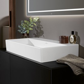 Villeroy & Boch Memento 2.0 Waschtisch 80 cm ohne Hahnloch, ohne Überlauf