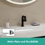 hansgrohe Tecturis S Einhebel-Waschtischarmatur 110 Fine CoolStart wassersparend+ mit Push-Open Ablaufgarnitur