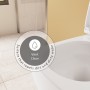 VitrA Aquacare Metropole WC-Set mit Bidetfunktion, mit integrierter Thermostatarmatur, spülrandlos, inkl. Sitz