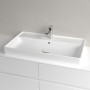 Villeroy & Boch Collaro Schrankwaschtisch 80 cm geschliffen, mit Überlauf, 1 Hahnloch