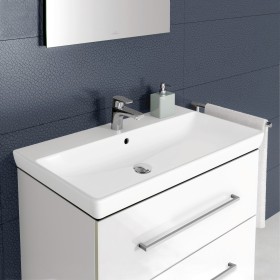 Villeroy & Boch Avento Schrankwaschtisch 80 x 47 cm, mit 1 Hahnloch, mit Überlauf Villeroy & Boch Avento Schrankwaschtisch 80 x 47 cm, mit 1 Hahnloch, mit Überlauf