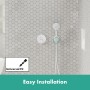 hansgrohe Fixfit S Wandanschluss mit Duschkopfhalterung