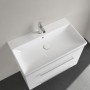 Villeroy & Boch Avento Schrankwaschtisch 80 x 47 cm, mit 1 Hahnloch, mit Überlauf