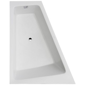 Duravit Paiova Eck-Badewanne 170 x 130 cm Ecke links mit angeformter Schürze und Gestell