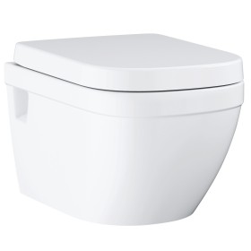 GROHE Euro Keramik Set Wand-Tiefspül-WC spülrandlos, Abgang waagerecht, für Unterputz-Spülkasten GROHE Euro Keramik Set Wand-Tiefspül-WC spülrandlos, Abgang waagerecht, für Unterputz-Spülkasten