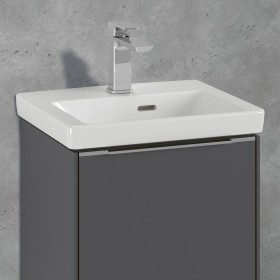 Villeroy & Boch Subway 3.0 Handwaschbecken 45 cm, für Möbelmontage, mit 1 Hahnloch, mit Überlauf
