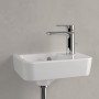 Villeroy & Boch O.novo Handwaschbecken compact 36 x 25 cm mit Überlauf, Becken links