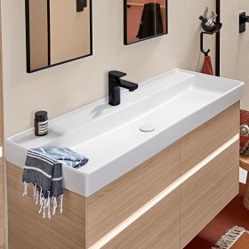 Villeroy & Boch Collaro Schrankwaschtisch 120 cm ohne Überlauf, 1 Hahnloch