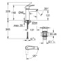 GROHE Start Einhand-Waschtischbatterie, 1/2" M-Size, mit Energie-Spar-Funktion