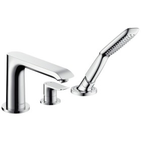 hansgrohe Metris 3-Loch Wannenrand Einhebelmischer