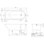 Villeroy & Boch Oberon 2.0 Solo Badewanne 180 x 80 cm