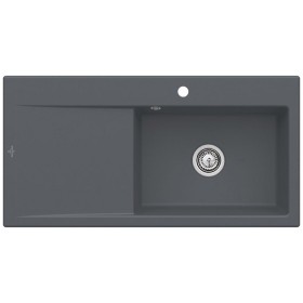 Villeroy & Boch Subway Style 60 FLAT flächenbündige Spüle, Ablaufgarnitur mit Handbetätigung, Becken rechts Villeroy & Boch Subway Style 60 FLAT flächenbündige Spüle, Ablaufgarnitur mit Handbetätigung, Becken rechts