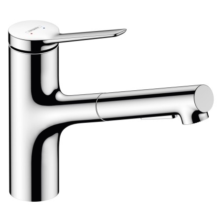 hansgrohe Zesis M33 Einhebel-Küchenarmatur 150 mit Ausziehbrause, 2 Strahlarten