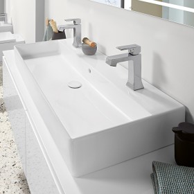 Villeroy & Boch Memento 2.0 Waschtisch 120 cm mit 2 Hahnlöchern, mit Überlauf