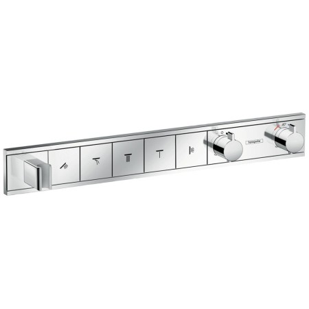 hansgrohe RainSelect Fertigset Unterputz für 5 Verbraucher m. integr. Brausehalter
