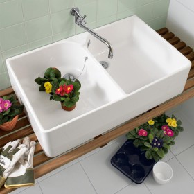 Villeroy & Boch O.novo Doppelspülbecken 89,5 cm Villeroy & Boch O.novo Doppelspülbecken 89,5 cm