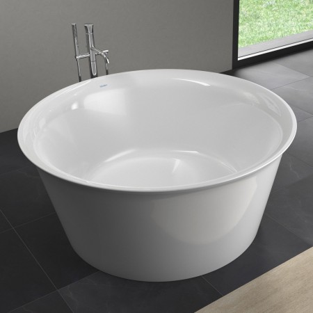 Duravit White Tulip Badewanne freistehend rund Ø 140 cm