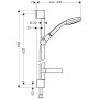 hansgrohe Croma 100 Vario EcoSmart Unica C Set 65 cm
