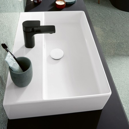 Villeroy & Boch Memento 2.0 Waschtisch 50 cm mit 1 Hahnloch, mit Überlauf