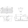 Villeroy & Boch Subway Duo Badewanne 170 x 75 cm