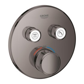 GROHE Grohtherm SmartControl Thermostat Fertigmontageset mit 2 Absperrventilen, runde Ausführung