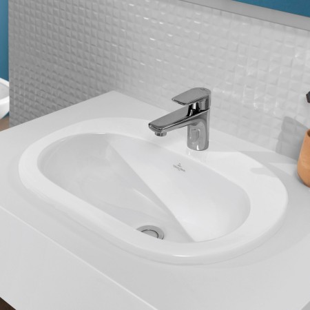 Villeroy & Boch O.novo Einbauwaschtisch 56 x 40,5 cm mit Überlauf