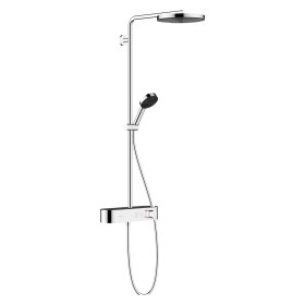 hansgrohe Pulsify Showerpipe 260 1 Strahlart EcoSmart, mit Shower Tablet Select 400 hansgrohe Pulsify Showerpipe 260 1 Strahlart EcoSmart, mit Shower Tablet Select 400