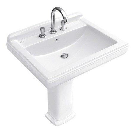 Villeroy & Boch Hommage Waschtisch 75,5 cm für 3-Loch Armatur
