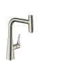 hansgrohe Metris Select M71 Einhebel-Küchenmischer 240, Ausziehbrause, 2jet, sBox