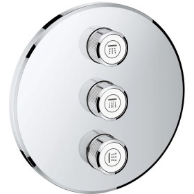 GROHE Grohtherm SmartControl 3-fach Unterputzventil Fertigmontageset, runde Ausführung