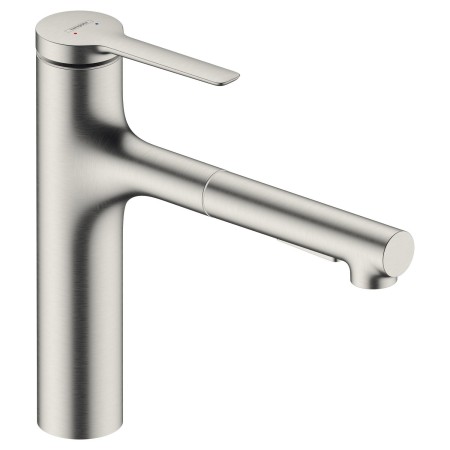 hansgrohe Zesis M33 Einhebel-Küchenarmatur 160, Ausziehbrause, 2 Strahlarten, Schlauchbox (sBox) lite