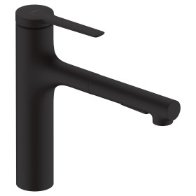 hansgrohe Zesis M33 Einhebel-Küchenarmatur 160, Ausziehbrause, 2 Strahlarten, Schlauchbox (sBox) lite