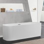 Villeroy & Boch Finion freihstehende Badewanne 170 x 70 cm mit Wasserzulauf