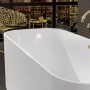 Villeroy & Boch Finion freihstehende Badewanne 170 x 70 cm mit Wasserzulauf