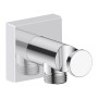 Duravit Wandanschlussbogen mit Brausehalter mit eckiger Rosette