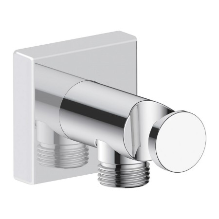 Duravit Wandanschlussbogen mit Brausehalter mit eckiger Rosette