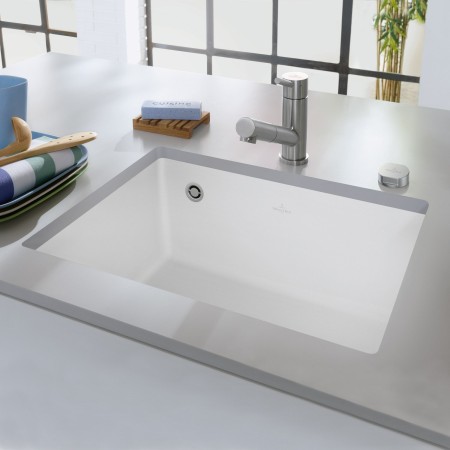 Villeroy & Boch Subway 60 SU Unterbauspüle, Ablaufgarnitur mit Excenterbetätigung